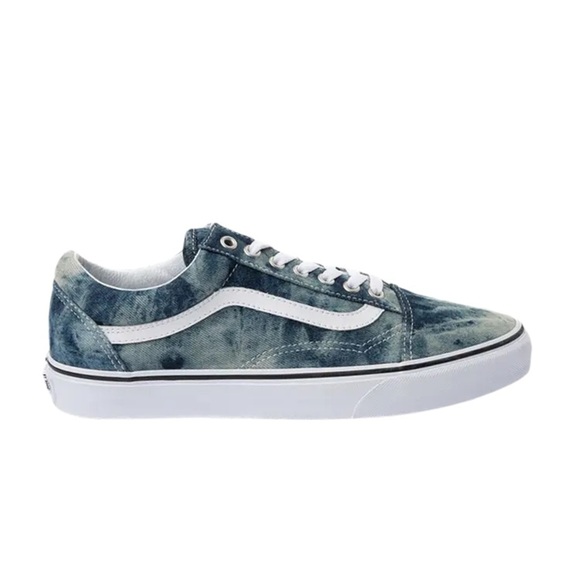 Vans Old Skool Skate Shoe in Acid Denim - Picture 1 of 4